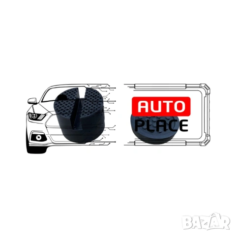 Нископрофилен крик крокодил 2.5 тона 80 – 380 мм HAWEK, снимка 8 - Други инструменти - 54030214