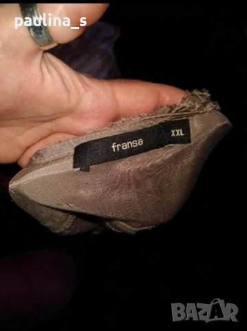 Два различни броя / Винтидж! Екзотична копринена туника "soya concept" и "Fransa" / голям размер , снимка 18 - Туники - 46637618