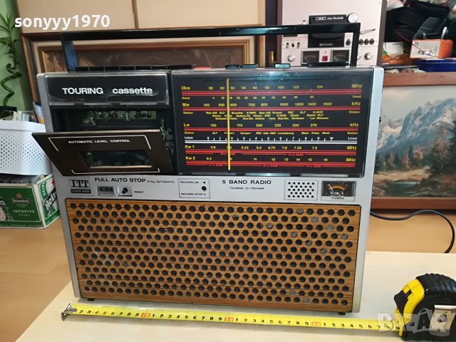 ITT TOURING 108A-MADE IN WEST GERMANY 0101231134, снимка 3 - Радиокасетофони, транзистори - 39153499