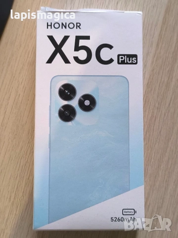 Смартфон телефон Honor X5c Plus - чисто нов 128GB 4GB