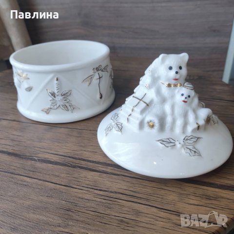 Порцеланова кутия с мечета, снимка 6 - Декорация за дома - 38448988