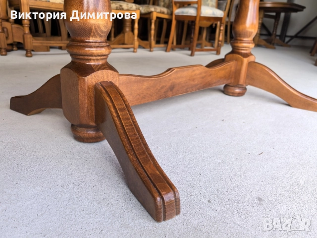 Разтегателна трапезна маса , снимка 7 - Маси - 51714387