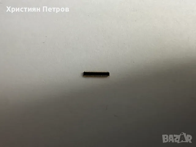 Конектор / Букса 40 pin мъжки на лентовият кабел за Huawei P30, снимка 3 - Резервни части за телефони - 47408298