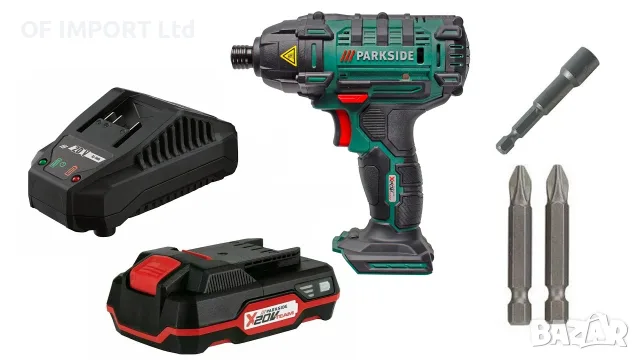 Ударен Винтоверт Импакт PARKSIDE 20V Li-Ion