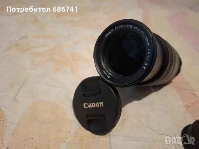 Обектив Canon EF-S 55-250 mm 1:4-5,6 IS II, снимка 2 - Обективи и филтри - 55949118