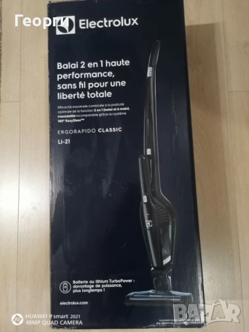 Безкабелна прахосмукачка Electrolux, снимка 3 - Прахосмукачки - 53366293