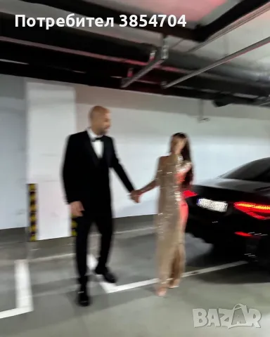 Рокля с пайети*S*Nude sequined dress 16Arlington, снимка 15 - Рокли - 48105730