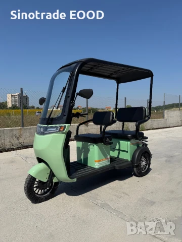 Електрическа триместна триколка ЕТ-09 2000W 72V/20AH с покрив, снимка 1