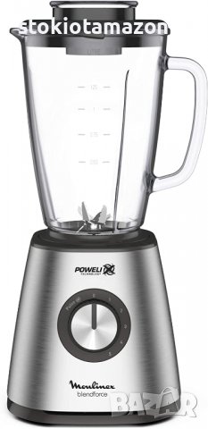 Блендер Moulinex Blendforce Блендер от неръждаема стомана ,800 W 5 скорости, Стъклена купа 1,75 л, снимка 2 - Блендери - 38571881