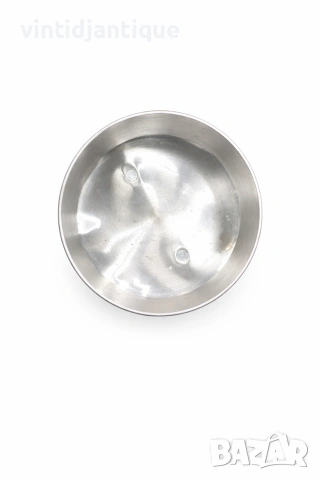 Метален съд с капак и дръжка, снимка 4 - Антикварни и старинни предмети - 53977555