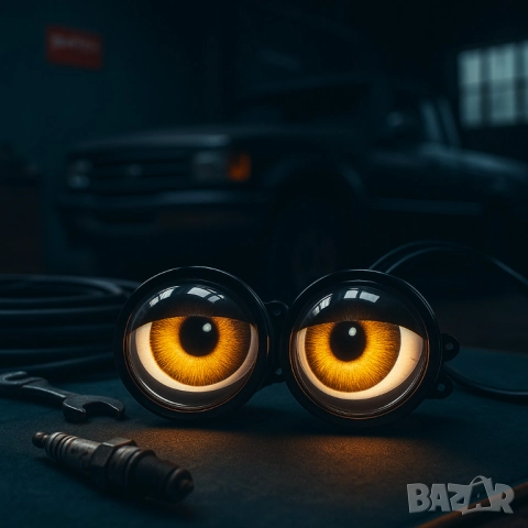 Комплект 3D LED очи, дневни светлини за автомобили