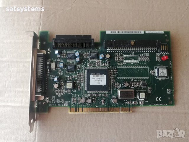 Adaptec AHA-2940UW 50 Pin SCSI Controller Card PCI, снимка 1