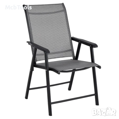 Сгъваем градински стол от плат, снимка 5 - Градински мебели, декорация  - 54059599