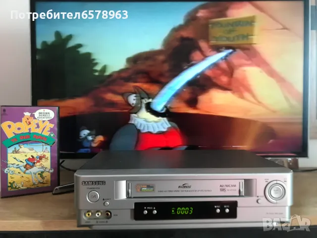 Видеокасета '' Попай моряка ''  VHS