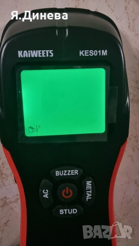 Уред за откриване на кабели,метал и др Kaiweets Ket01M, снимка 5 - Друга електроника - 52855554