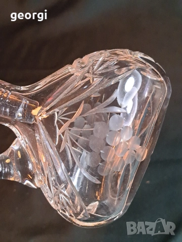 кристална мини гарафа 34/2, снимка 6 - Антикварни и старинни предмети - 53890229
