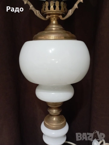 Комплект от две големи старинни красиви лампи - лампа, снимка 4 - Антикварни и старинни предмети - 50090392