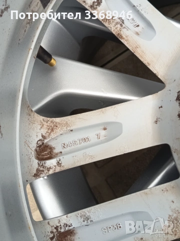 Джанти Nissan 17" 5x114,3 Нисан 5х114.3, снимка 11 - Гуми и джанти - 54000830