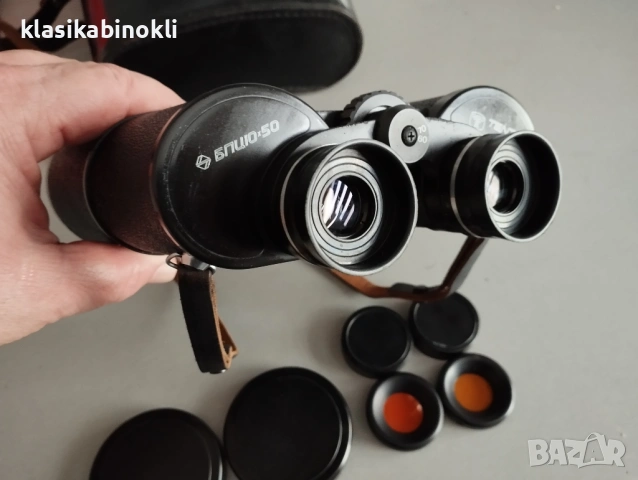 ТОП Съветски Бинокъл БПЦ 10 х 50 --TENTO--MADE IN СССР-КАТО НОВ, снимка 5 - Екипировка - 53211282