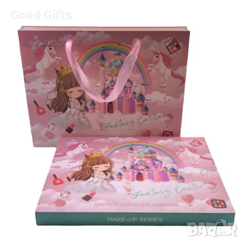 Голям Детски куфар с аксесоари за гримиране и стилизация, снимка 3 - Образователни игри - 42832750