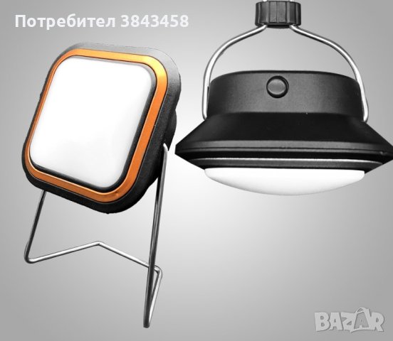 Лампа с карабинер, соларно презареждаща се батерия, снимка 1 - Соларни лампи - 42057643