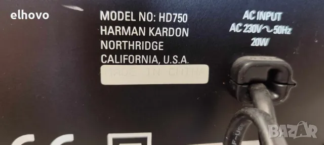 CD player Harman Kardon HD 750, снимка 9 - Аудиосистеми - 48250249