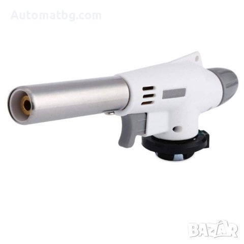 Газова горелка Automat, Тип пистолет, С пиезо, Бял, снимка 2 - Газови котлони - 40690458
