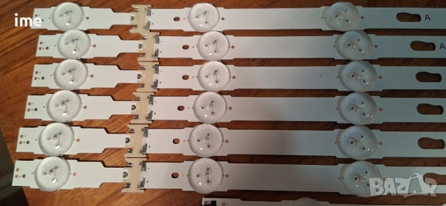 НОВ LED ПОДСВЕТ 6 броя V5DU-550DCB-R1  8 броя светодиоди 6 броя V5DU-550DCA-R1 6 броя светодиоди, снимка 4 - Части и Платки - 53296253