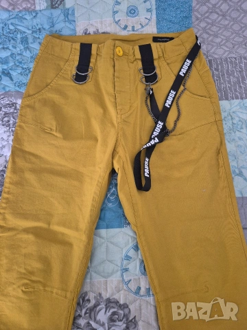 жълт панталон Паус, снимка 2 - Панталони - 53137922
