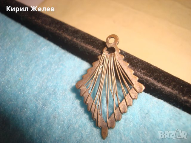 ПОСРЕБРЕН РЕТРО МЕДАЛЬОН РЪЧНА СТАРА МАЙСТОРСКА ИЗРАБОТКА ЕТНО СТИЛ 51791