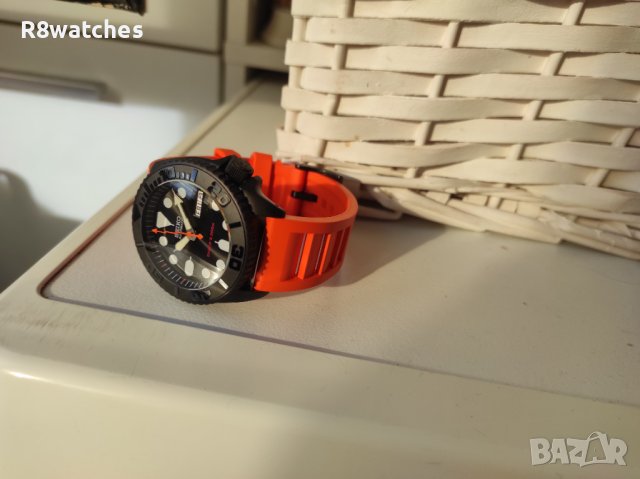 Seiko mod orange FKM Гумена каишка, снимка 5 - Мъжки - 44147718