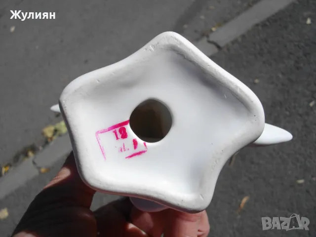 СТАР ПОРЦЕЛАН ПТИЦИ БЕЛИ ГЪЛЪБИ, снимка 7 - Антикварни и старинни предмети - 47643960