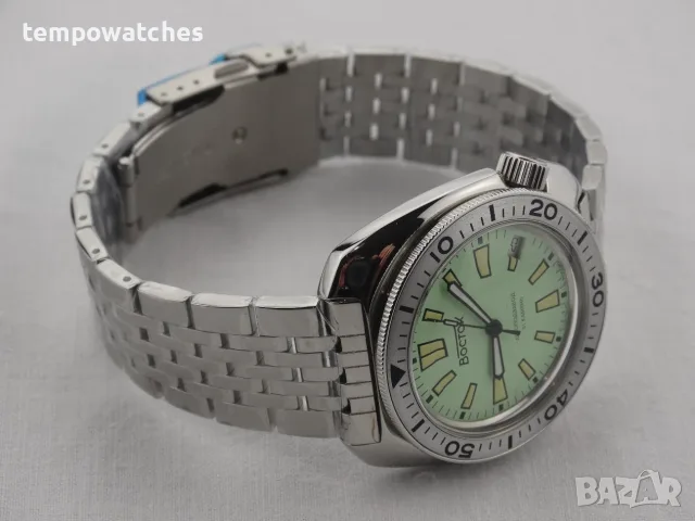 ВОСТОК АМФИБИЯ АВТОМАТИЧЕН-"ЧЕРЕПАХА"-"LIME" ref: 70086В, снимка 14 - Мъжки - 48082146