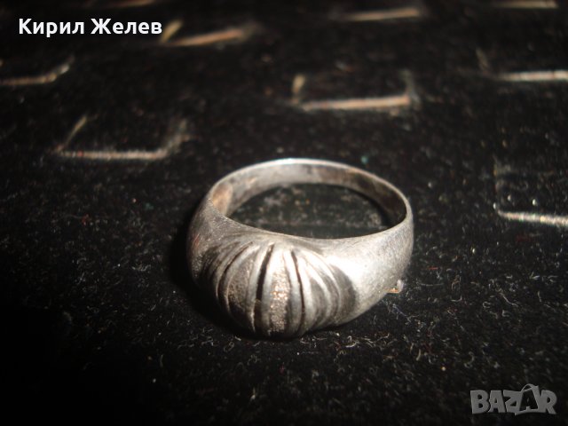 СРЕБЪРЕН АРТ ПРЪСТЕН МАЙСТОРСКА РЪЧНА ИЗРАБОТКА ВИНТИДЖ СТИЛ 17541, снимка 5 - Пръстени - 31309303