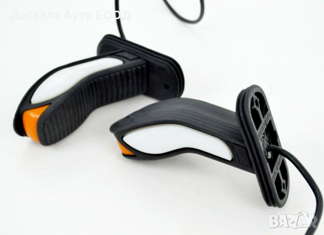 1бр. ЛЕД LED рогче рогчета Кобра 15см с динамичен мигач НЕОН 24V