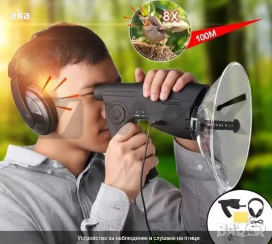 Устройство за наблюдение и слушане на птици, снимка 6 - Друга електроника - 49424921