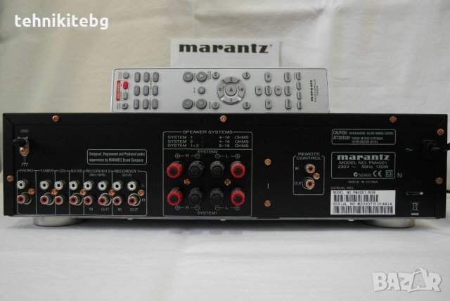 ⭐⭐⭐ █▬█ █ ▀█▀ ⭐⭐⭐ MARANTZ PM4001 - качествен транзисторен усилвател с дистанционно, снимка 5 - Ресийвъри, усилватели, смесителни пултове - 31765129