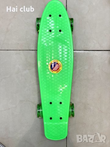 Пениборд скейтборд/penny board /led wheel/Пениборд светещ, снимка 9 - Скейтборд, ховърборд, уейвборд - 30904943
