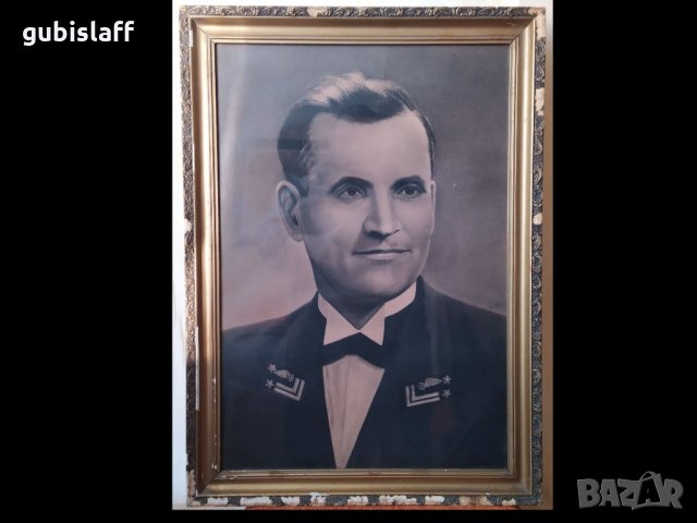 Стара картина,мъж,жп. униформа, И.Радулов,1930-те год.