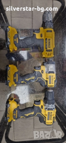 3 бр винтоверт Dewalt и зарядно, снимка 3 - Винтоверти - 52434893