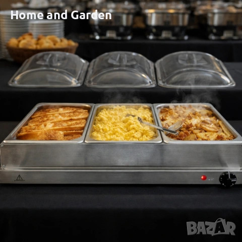 Електрически нагревател за бюфет 2 в 1 - винаги топла храна