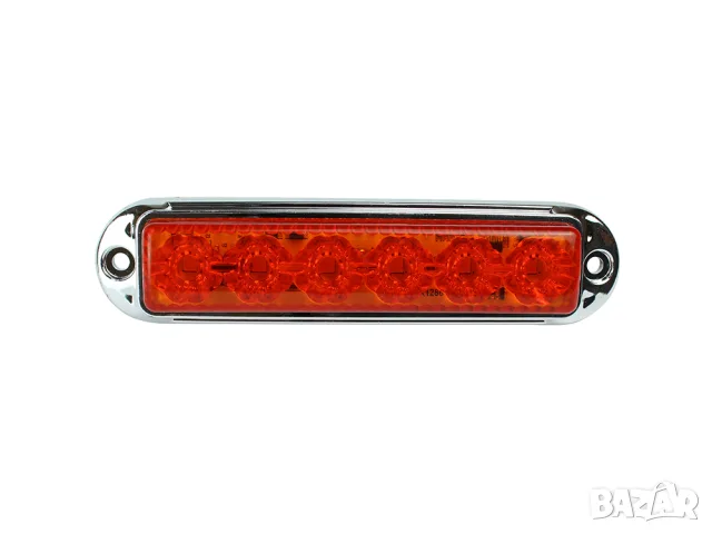 Мигащ LED габарит с хромирана рамка