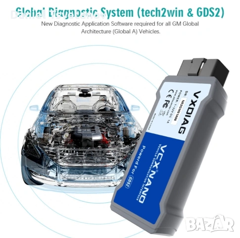 VXdiag VCX Nano за GM, снимка 3 - Аксесоари и консумативи - 54224976
