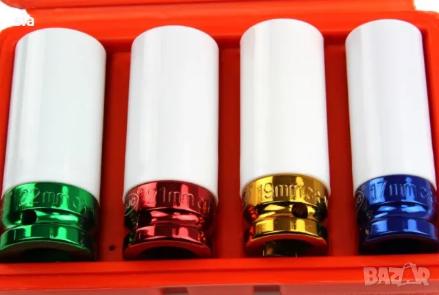 Вложки комплект, ударни, 1/2 (17,19,21,22mm) , снимка 2 - Аксесоари и консумативи - 50094609