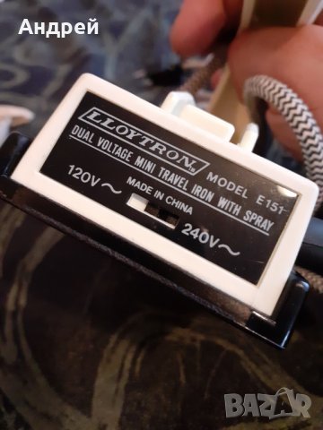 Стара ютия Lloytron, снимка 6 - Други ценни предмети - 29864987