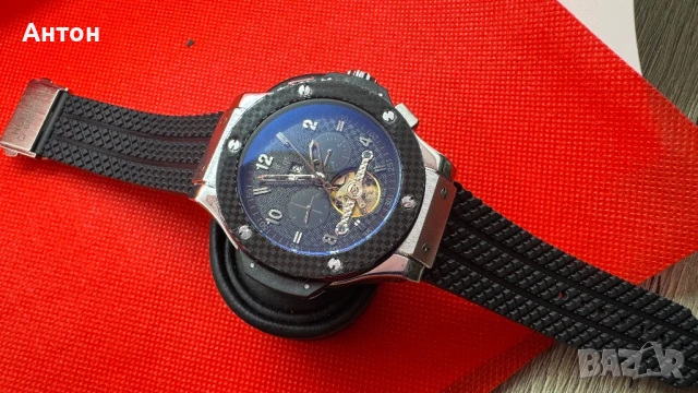 Мъжки часовник Hublot модел Geneva с автоматичен механизъм, снимка 4 - Мъжки - 51145484