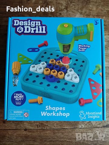 Нова STEM играчка 73 части бормашина работилница деца 3+ подарък, снимка 7 - Образователни игри - 40678112