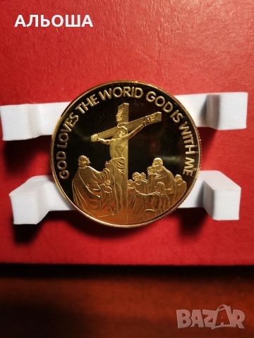 Сувенирна монета "Исус Христос", колекция от колекционерски възпоменателни монети за Коледа, снимка 3 - Нумизматика и бонистика - 35272005