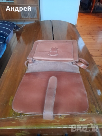 Стара дамска кожена чанта #29, снимка 6 - Други ценни предмети - 52216788