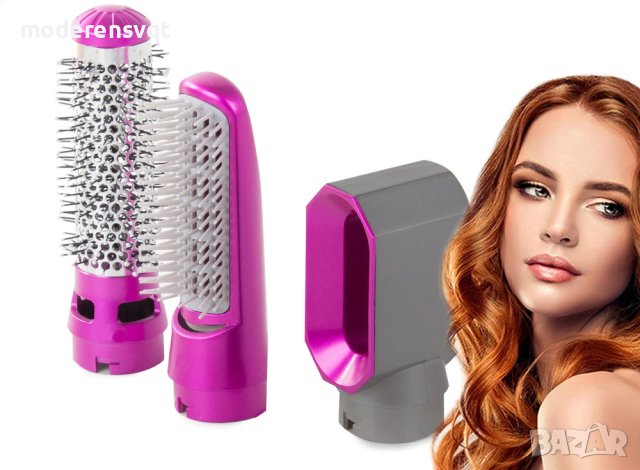 3в1 Мултифункционален сешоар и маша за коса Hot Air Styler, снимка 7 - Сешоари - 42830196